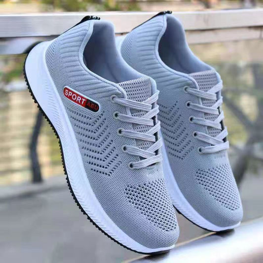 Men's Fly Woven Mesh Fashionable All-match Breathable Casual Shoes
