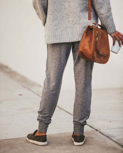 Drawstring casual pencil pants