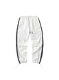 Laser Reflective Striped Drawstring Pants Men's Trendy Brand Drawstring Loose Casual Pants