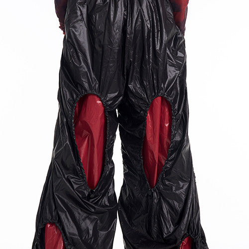 Original Niche Pleated Hollow Drawstring Casual Pants