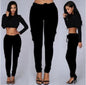 Women's Multi-Pocket Drawstring Casual Pants
